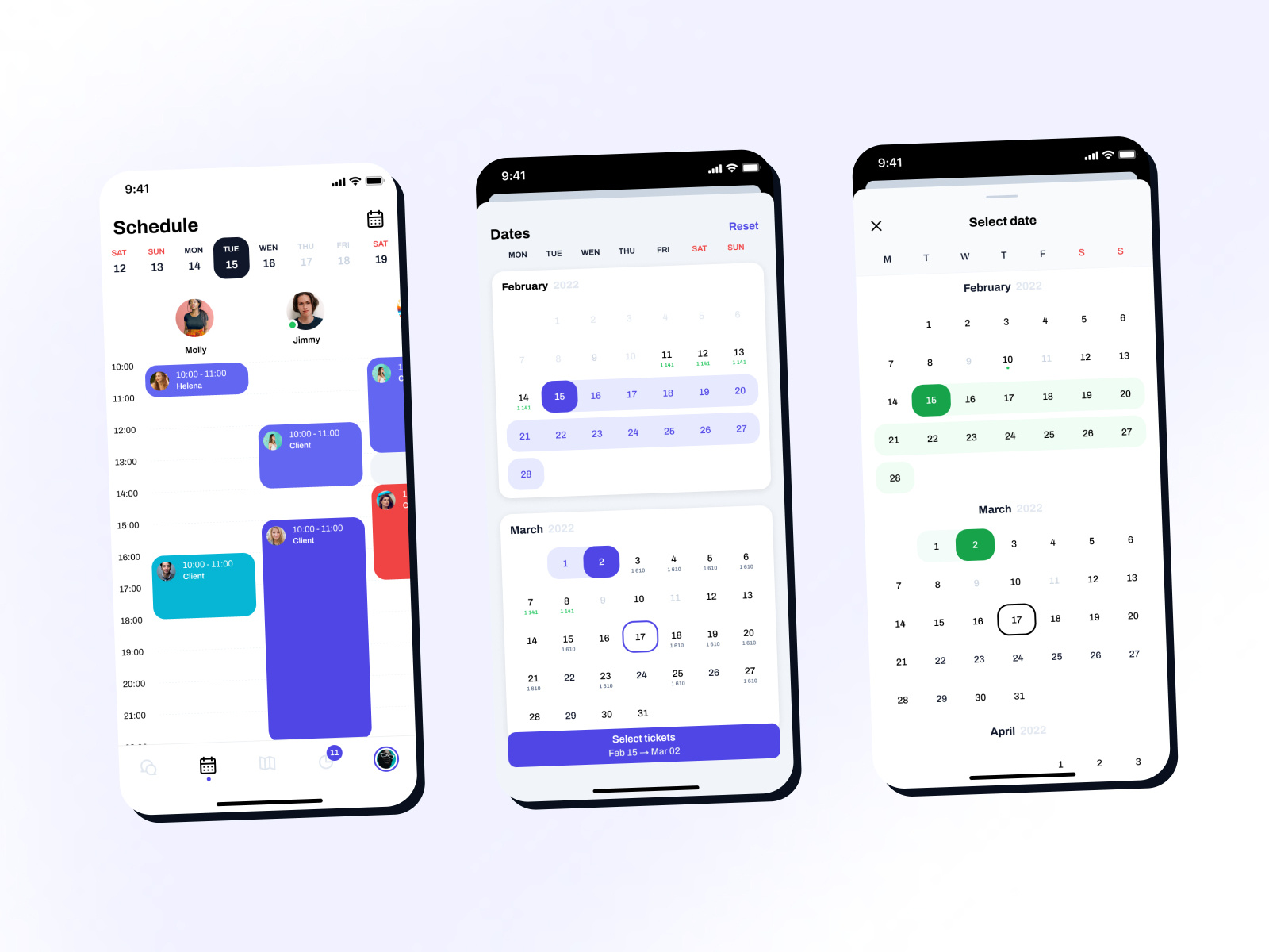 Figma iOS UI kit - 📅 Date & time templates by F e l i ︎ for Setproduct ...