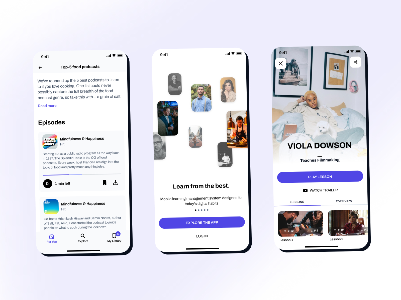 Figma iOS UI kit - 📚 Education templates by F e l i ︎ for Setproduct on ...