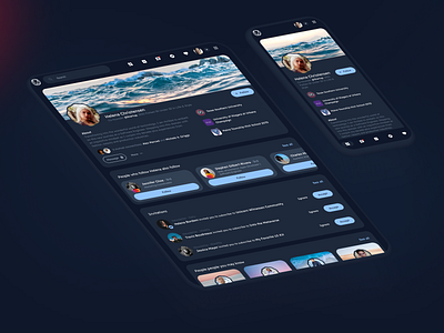 Material Me — Material You Design system & 👯‍♂️ Social template app design figma ios kit system ui