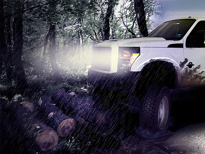 Offroad Composite 4wd 4x4 baja banner composite desert f 250 offroad rain trade show transition truck