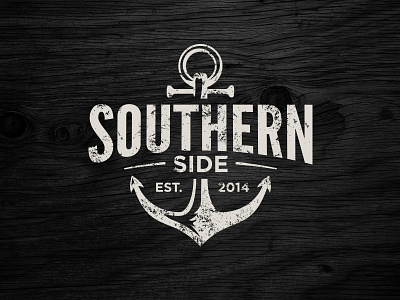 Southern Side Branding (Final) anchor branding distressed identity rustic south southern vintage wood