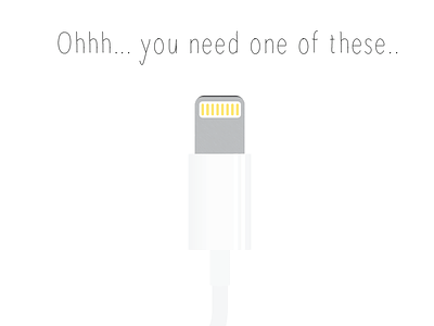 Lightning Cable apple bored illustrator ios8 lightning cable riffing vector is better