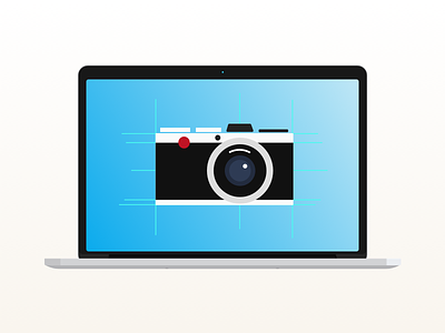 I "like a" good camera as much as the next guy.. camera illustration illustrator makeamericagradientagain sketch vector