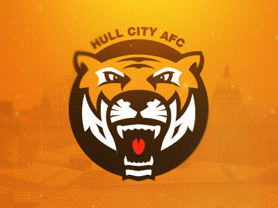 Hull City mark football premier league soccer sports branding sports logo tiger