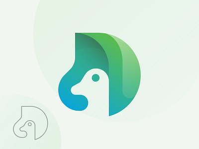 D for Duck animal logo app icon app logo bird logo branding clean colorful logo creative logo duck gradient logo letter d letter logo logo logo design minimal modern nft logo simple tech logo vector