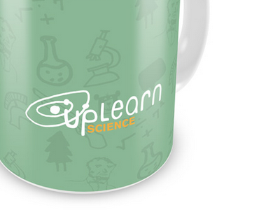 Uplearn mug branding design education for good graphic design learning uplearn