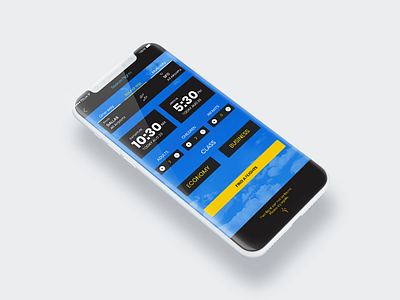 Flight Search app business design ui ux