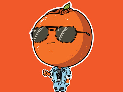 Orange Cassidy Shirt: Re-creation aew orange rebound vector vector art wrestling