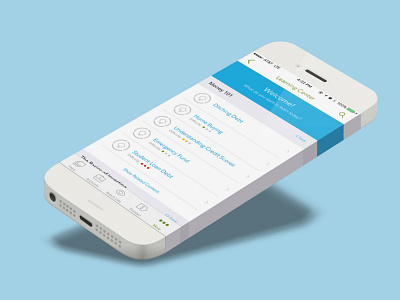 Mobile Learning Center education interface interface design ui ux