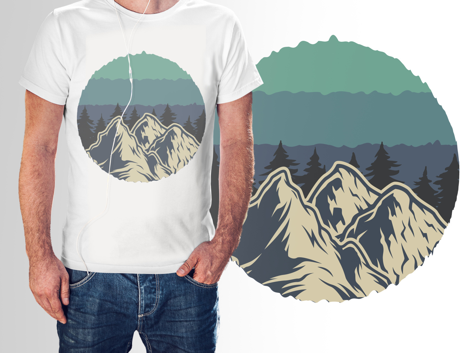 outdoors graphic tees