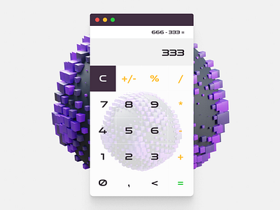 Calculator 004 calculator dailyui mobileapp mobiledesign ui webdesign