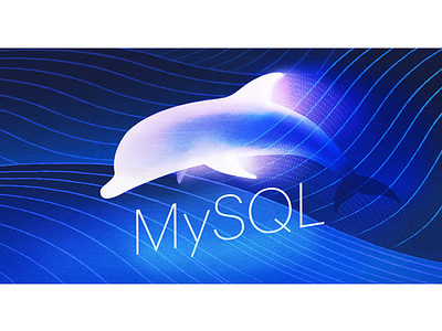 MySQL Dolphin @digitalocean @illustration @mysql photoshop