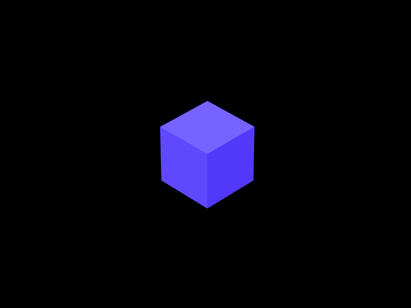 01 - IsoCube - spinning after affects cube isometric purple spinning