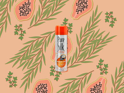 Papaya Pure Silk: Social Post Concept