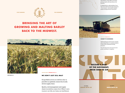 Origin Malts Microsite