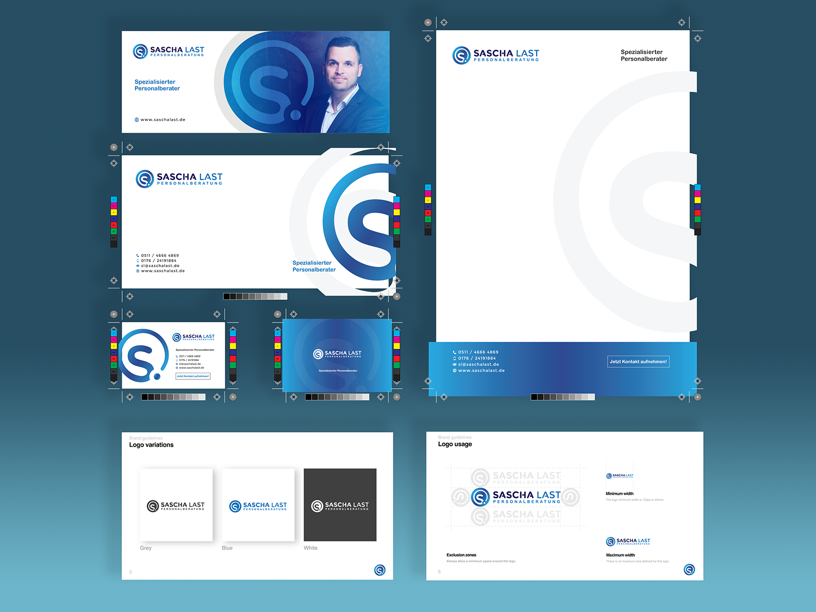 Branded Stationary Winning Design on 99designs by Muhammad Omer on Dribbble