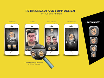 App Design and Icon app design mockup ui