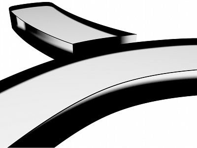 Glass Mark 3d art branding cinema 4d graphic design logo product design startup visual design