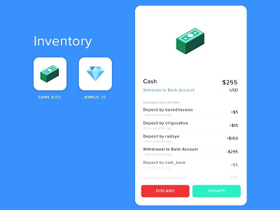 Social Network Inventory Gamification app design founder gamification illustration inventory isometric isometric illustration logo product design sketch social network social networking ui ux design ux designer