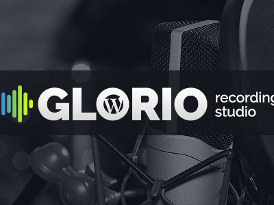 GLORIO Recording Studio WordPress Website Theme recording studio website theme wordpress