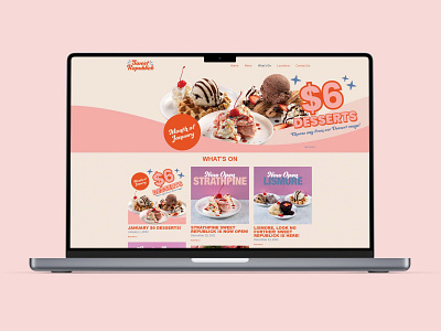 Sweet Republick website design website