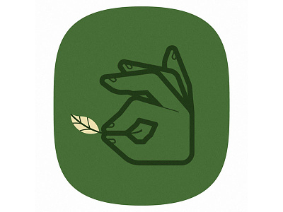 Bagde design study badge badge design badgedesign hand leaf retro design