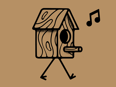 Birdhouse bird birdhouse tshirt art vector