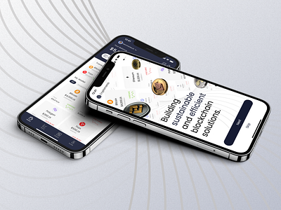 Cryptomania: Crypto Mobile App UI Mockup crypto fintech mobile mockup ui web3