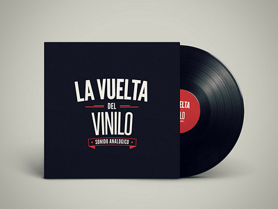 La Vuelta del Vinilo branding business card hipster logo record retro stationery vinyl vinyl record