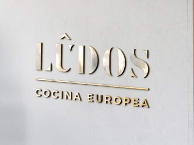 Ludos Cocina Europea chef classy cocina elegant feminine ludos luxurious luxury minimal minimalistic mockup restaurant