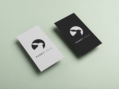 Rabbit Hole Logo and Business Card Design