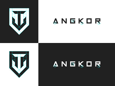 Angkor Logo Guides and Font modification