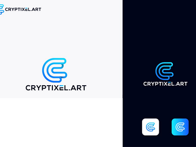 Minimalist Logo-CRYPTIXEL.ART