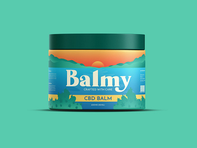 Balmy CBD Branding branding design graphic design illustration logo vector