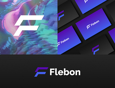 Flebon Logo Design branding design icon logo typography