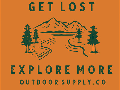 Get Lost Explore More 3d animation branding graphic design logo motion graphics
