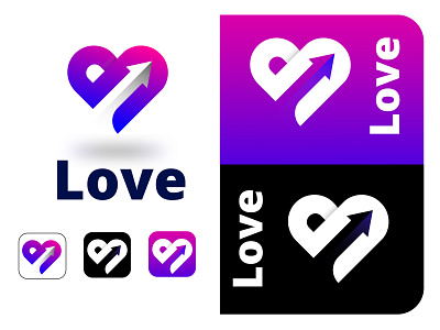Love Logo company logo creative logo creative love logo logo logo design love love logo modern logo