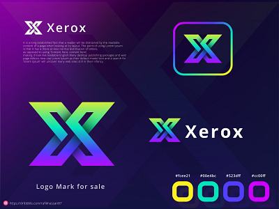 X Logo design