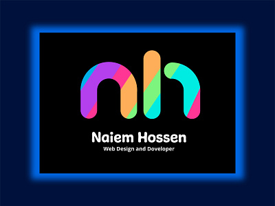 NH Logo Design company logo creative logo design graphic design illustration logo logo design modern logo naiem nh logo rafikhassan87
