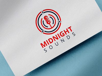 MIDNIGHT Logo Design business logo company logo creative logo design graphic design logo logo design midnight sounds modern logo rafikhassan rafikhassan87