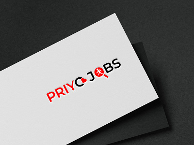 Letter mark (Priyo Jobs) Logo Design