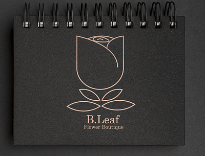 B.Leaf Stationery app branding design illustration