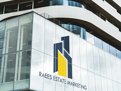 Raees Real Estate Logo 3d animation branding graphic design logo motion graphics ui