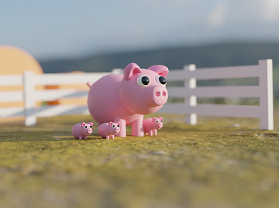 Now in farm 3d blender design