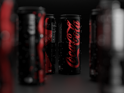 Take a break 3d add blender co co cola drinks inspiration