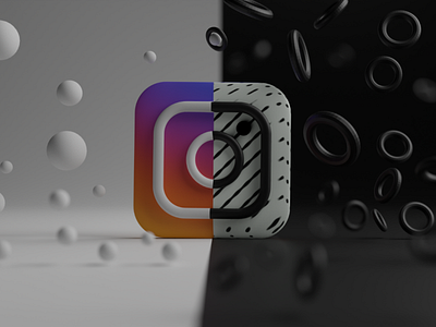 Insta 3d blender instagram