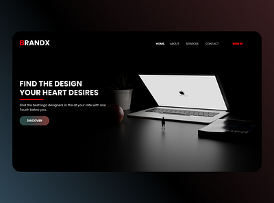 BRANDX 3d blender design webdesign