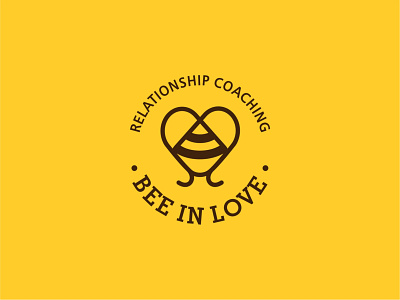 Bee in Love branding design graphic design logo vector