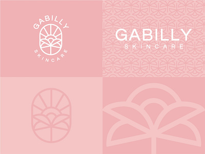 Gabilly Skincare beauty branding design graphic design logo vector