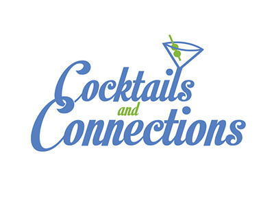 Cocktails and Connections Logo by Matt Hodin cocktails and connections logo